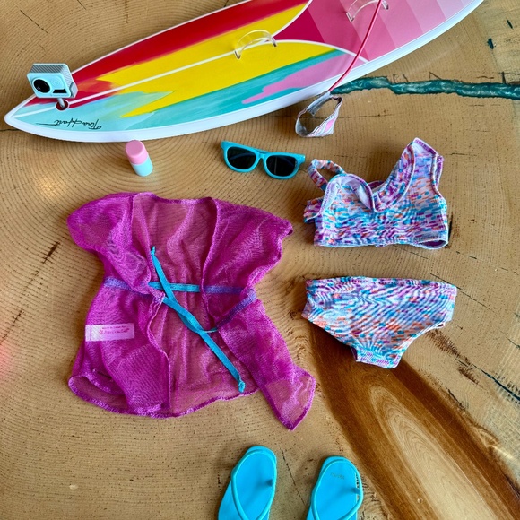 American Girl Doll Surf, Swim, and Scuba Outfits and Accessories - Picture 11 of 11